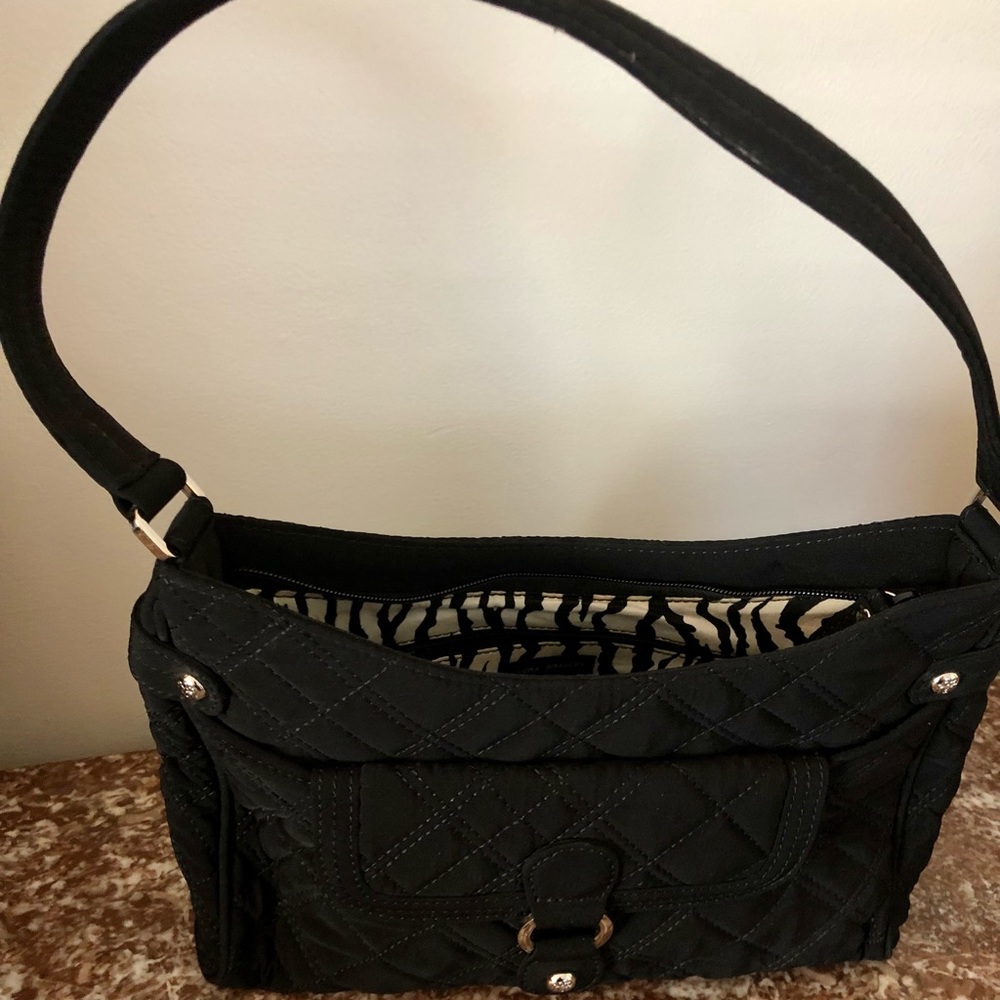 🔥Vera Bradley Classic Black shoulder bag🔥 - Picture 3 of 9